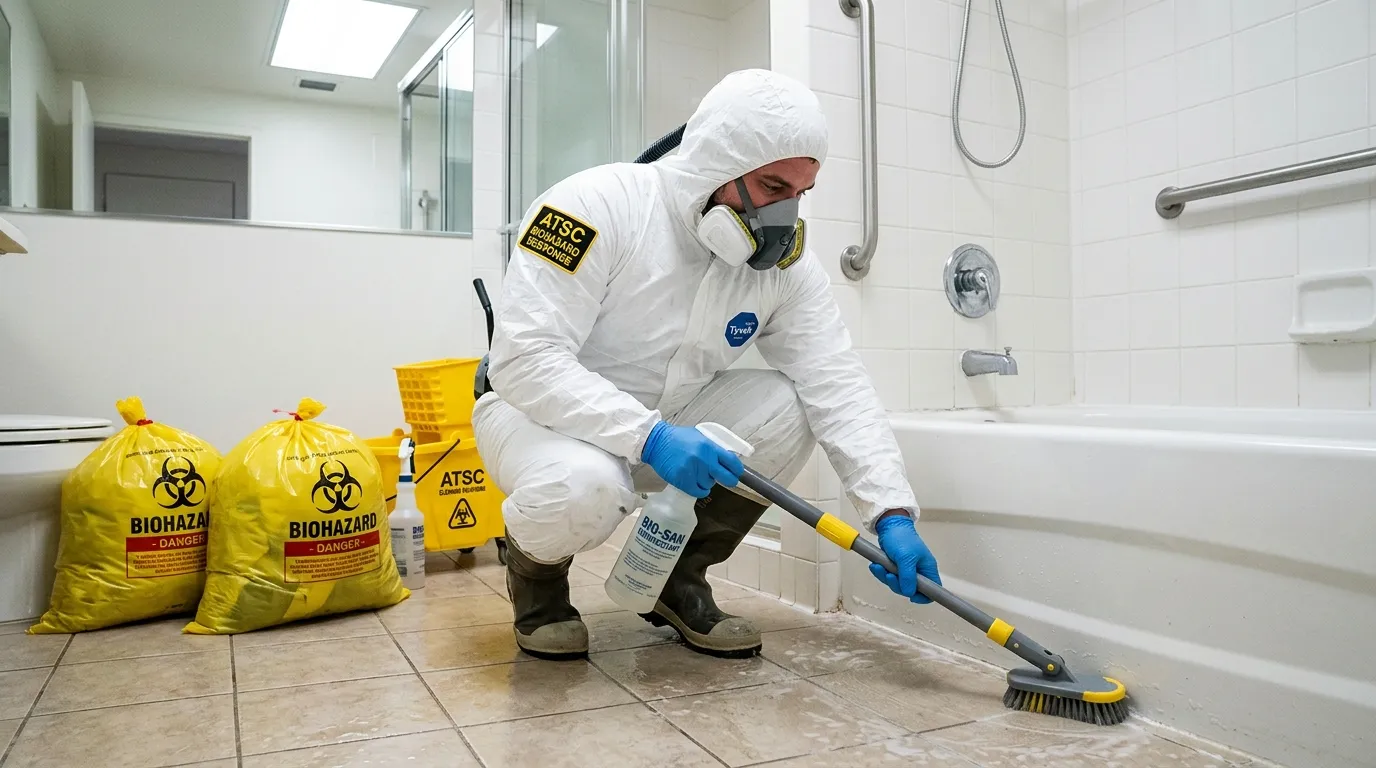 Decontamination equipment deployed for Blood Cleanup in College Point